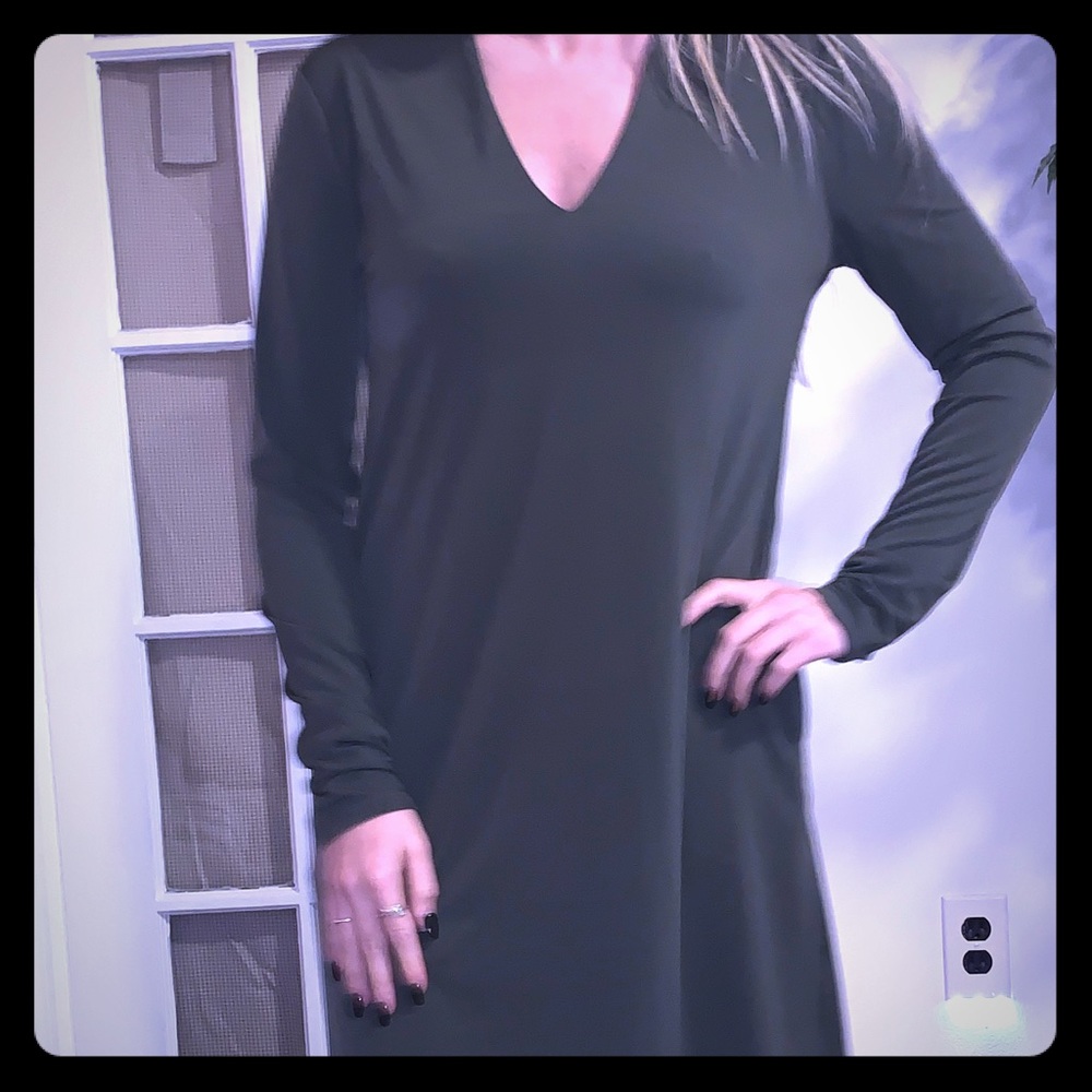 Olive Green Longsleeve dress